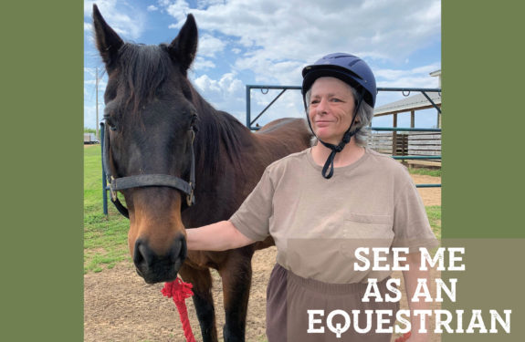 see me as an equestrian