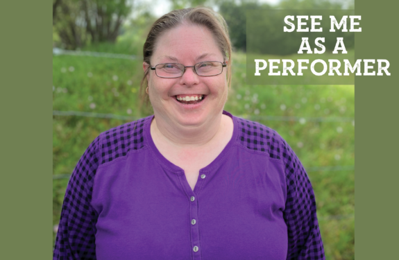 see me as a performer