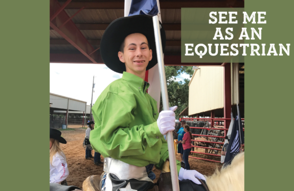 see me as an equestrian
